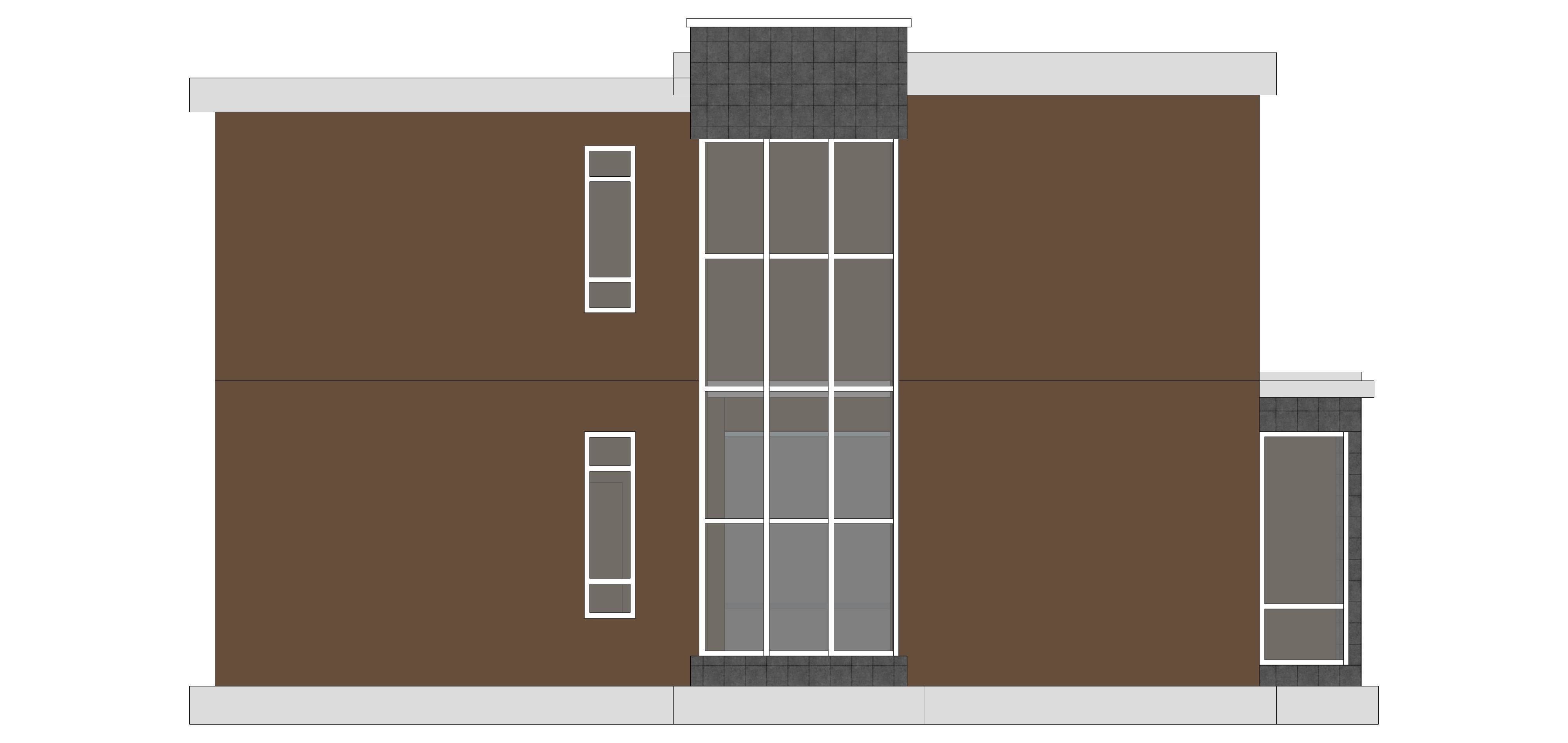 Villa A Sketchup 3D model_9