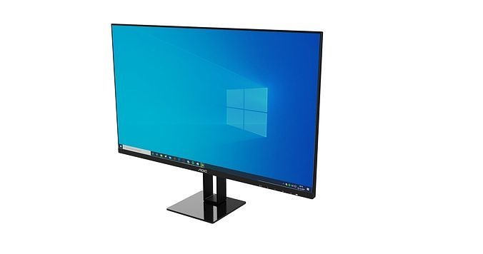 AOC 27v2q Monitor 3D model