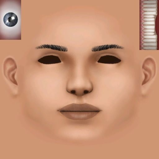 Character Female Low-poly 3D model_1