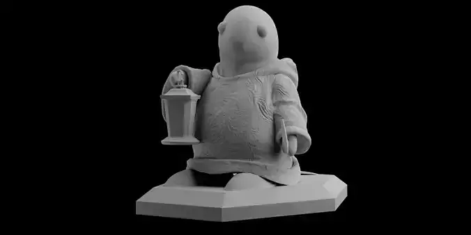 FF7 Remake Tonberry Final Fantasy Statue Sculpt 3D Print 3D print model