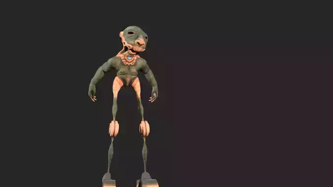 CER-A HYBRID CHARACTER 3D model
