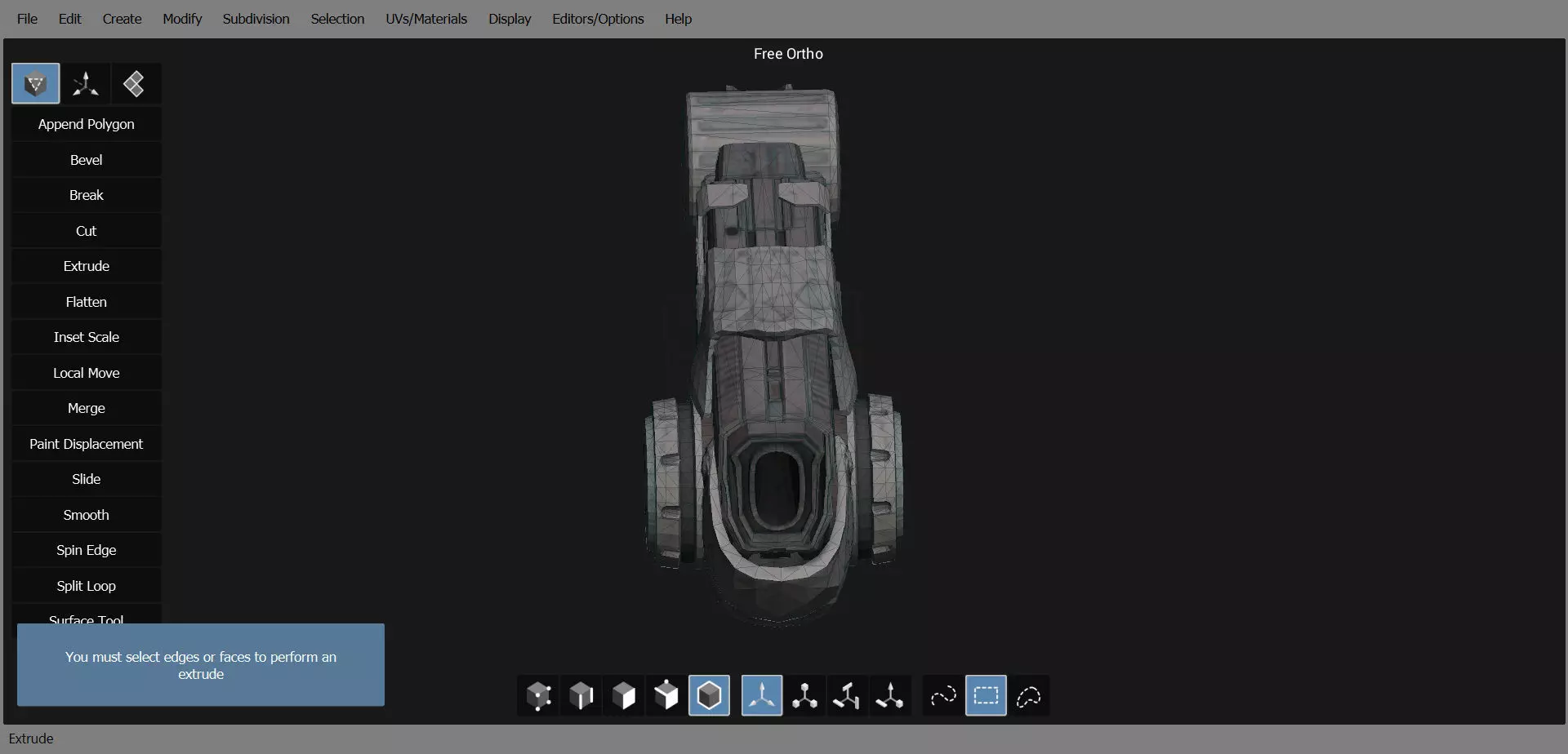 Predator Hans Gun Free 3D model