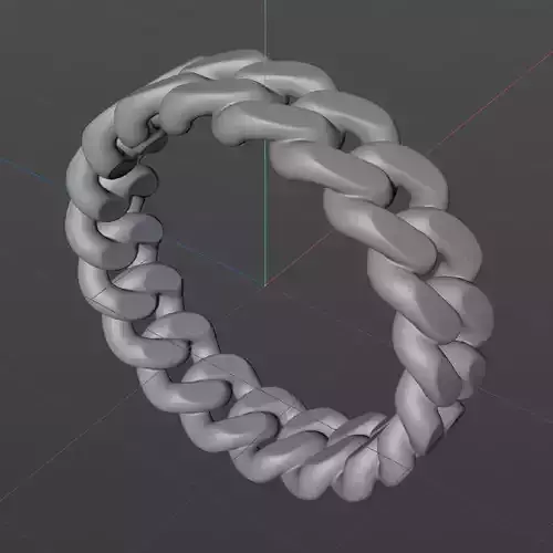 Cuban RIng 1 - 3D print model 3D print model