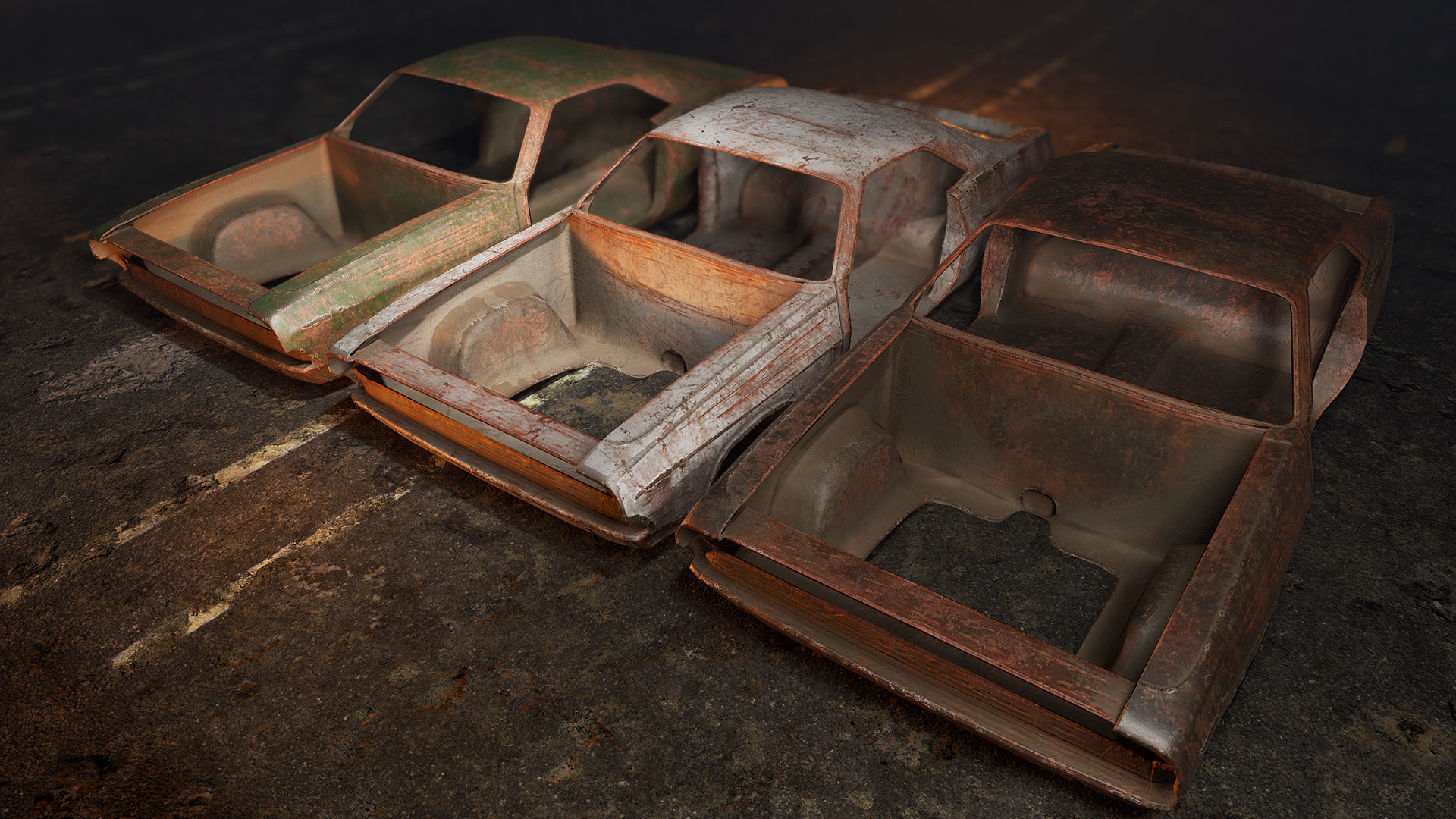 Car Body - 04 Low-poly 3D model_1