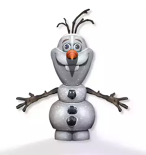Olaf Fan Art Character - ZBrush Sculpt Character Model