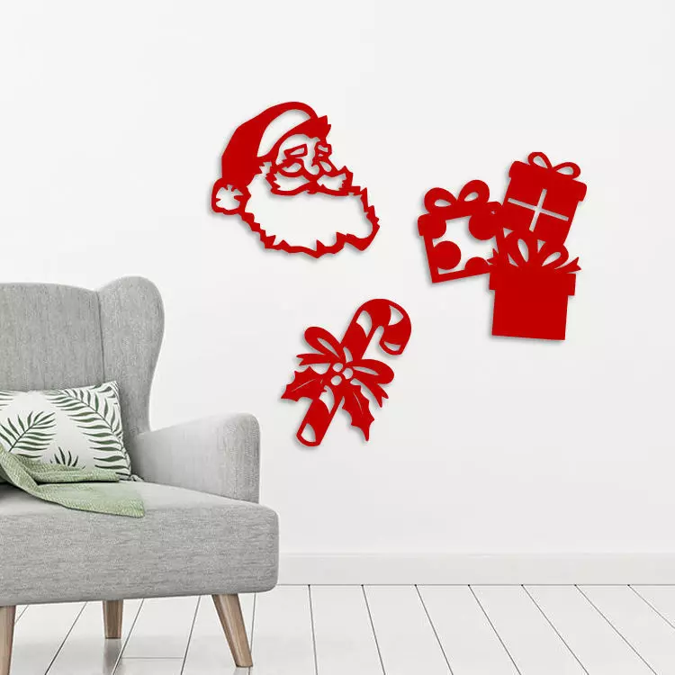 CHRISTMAS WALL DECORATION 3D print model_0