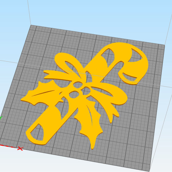 CHRISTMAS WALL DECORATION 3D print model_2
