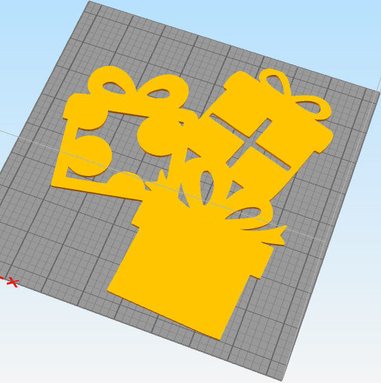 CHRISTMAS WALL DECORATION 3D print model_3