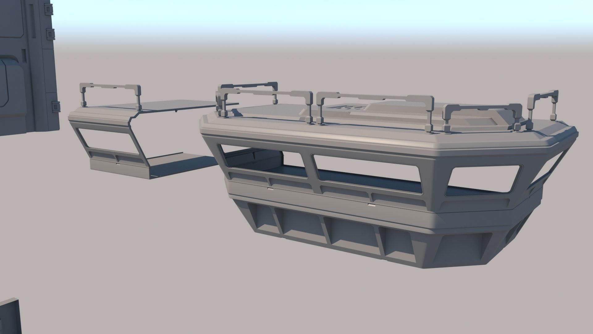 Modular Outpost 3D model_10