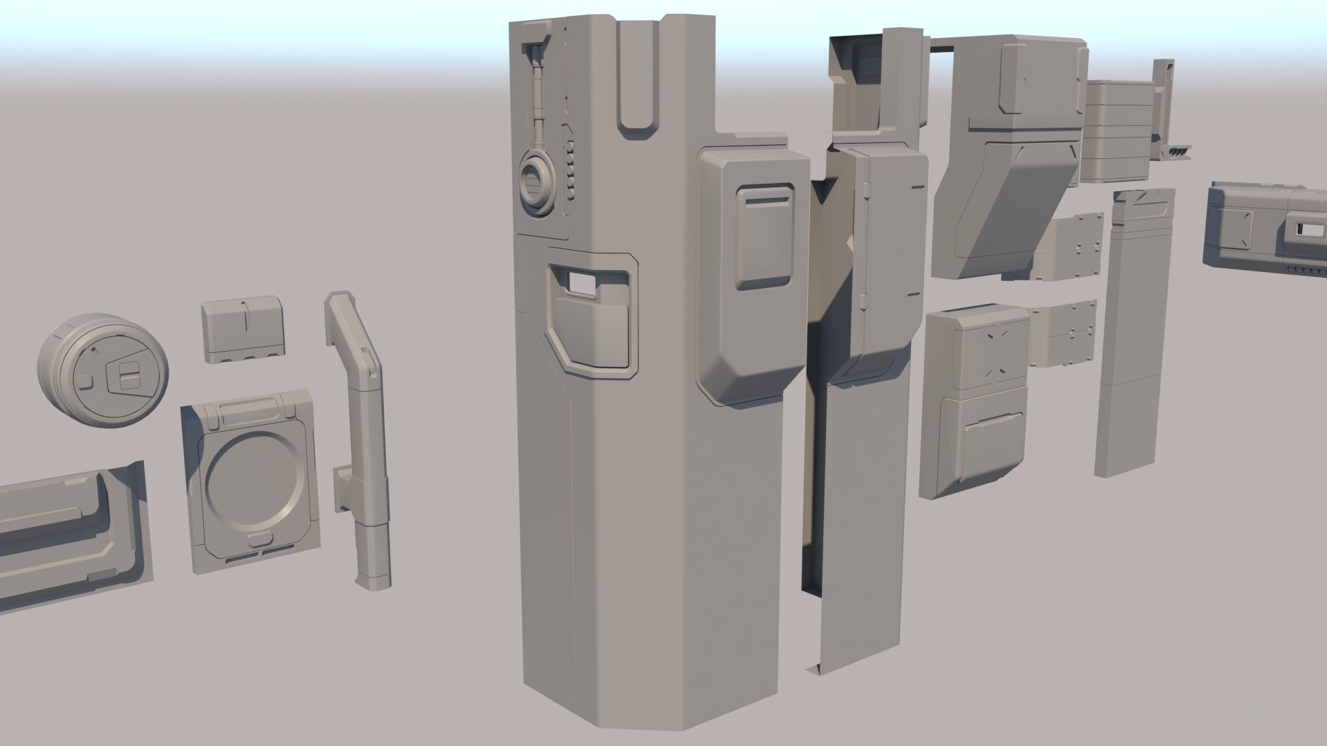 Modular Outpost 3D model_13