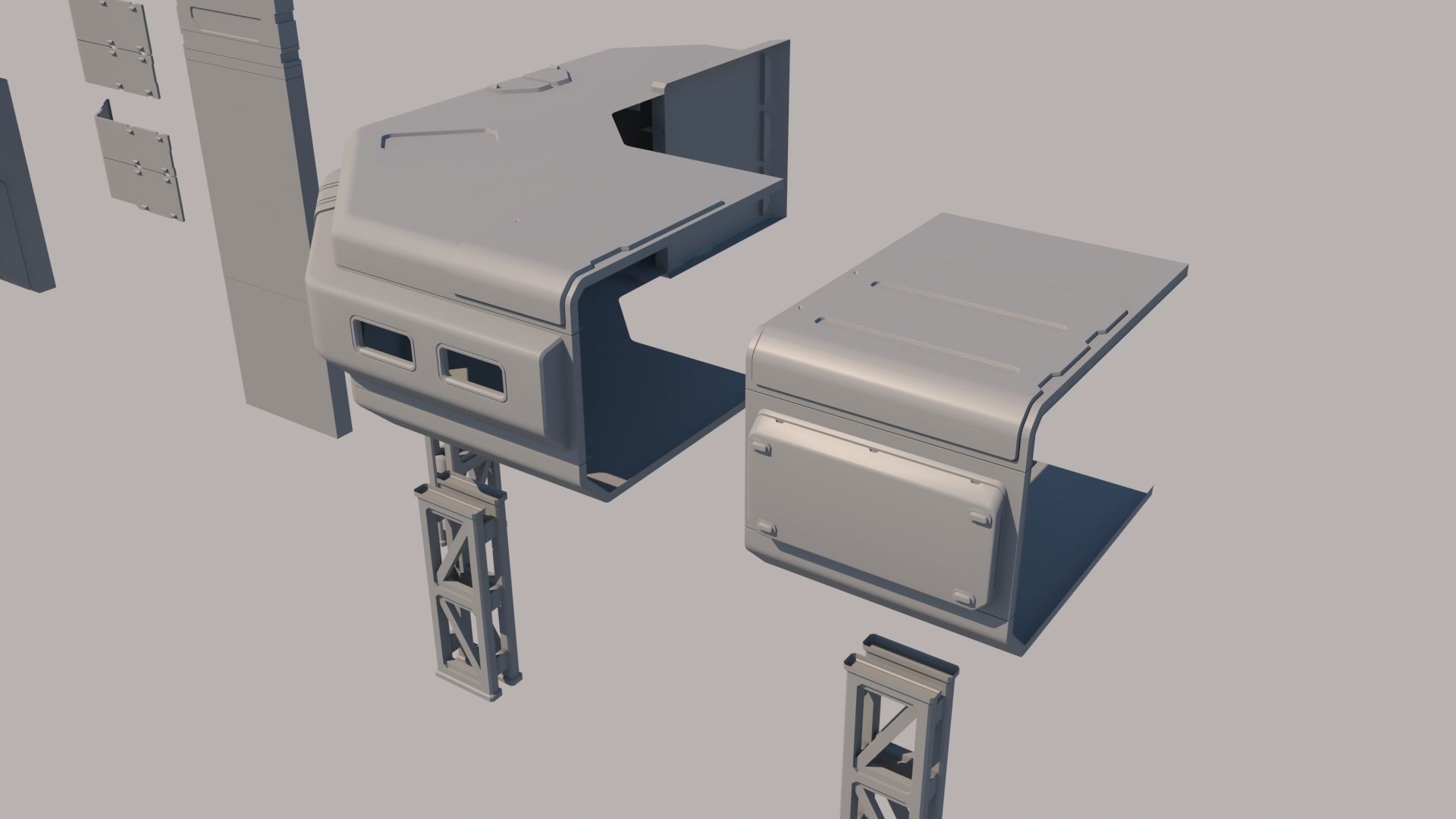 Modular Outpost 3D model_18
