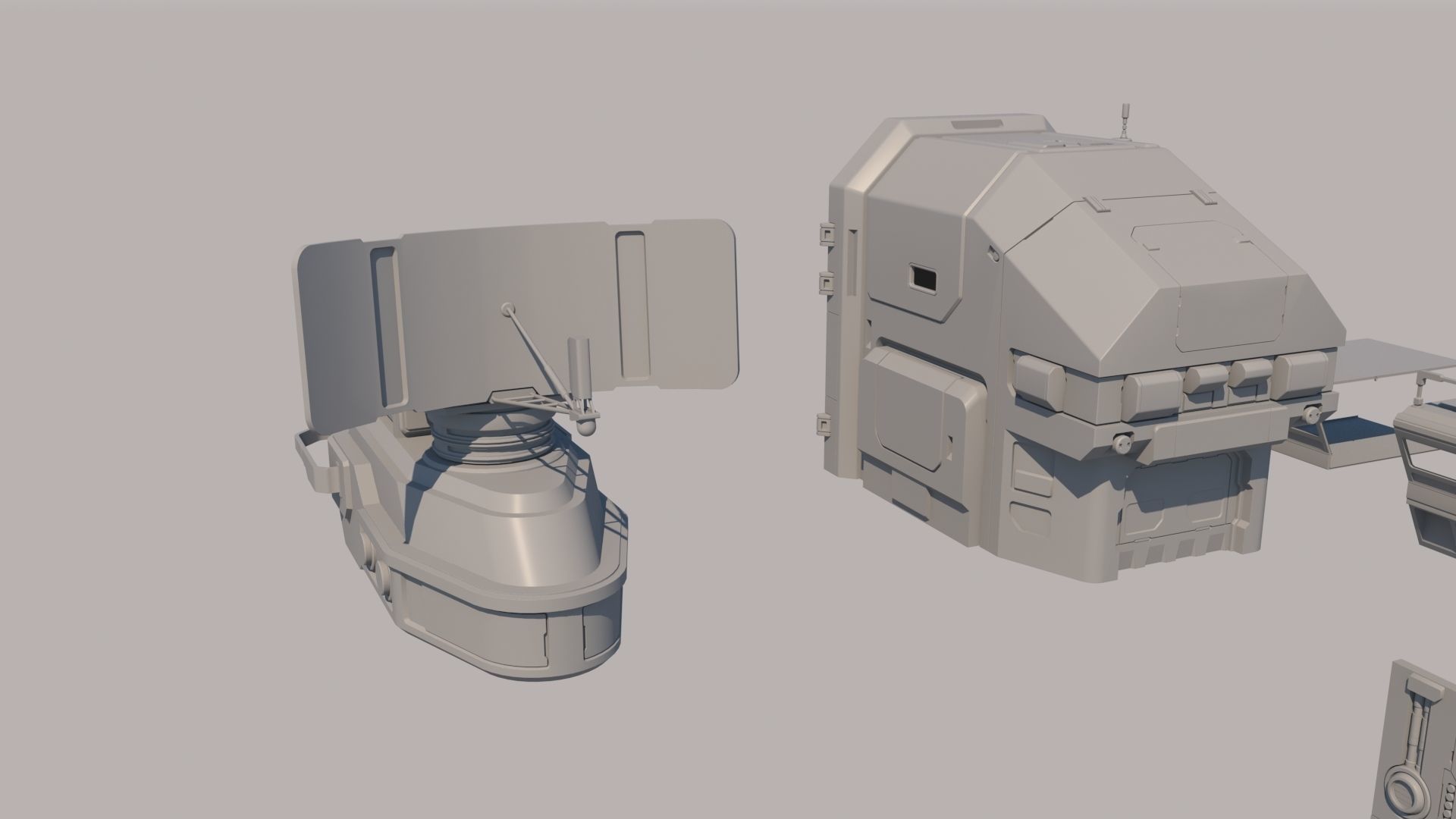 Modular Outpost 3D model_8