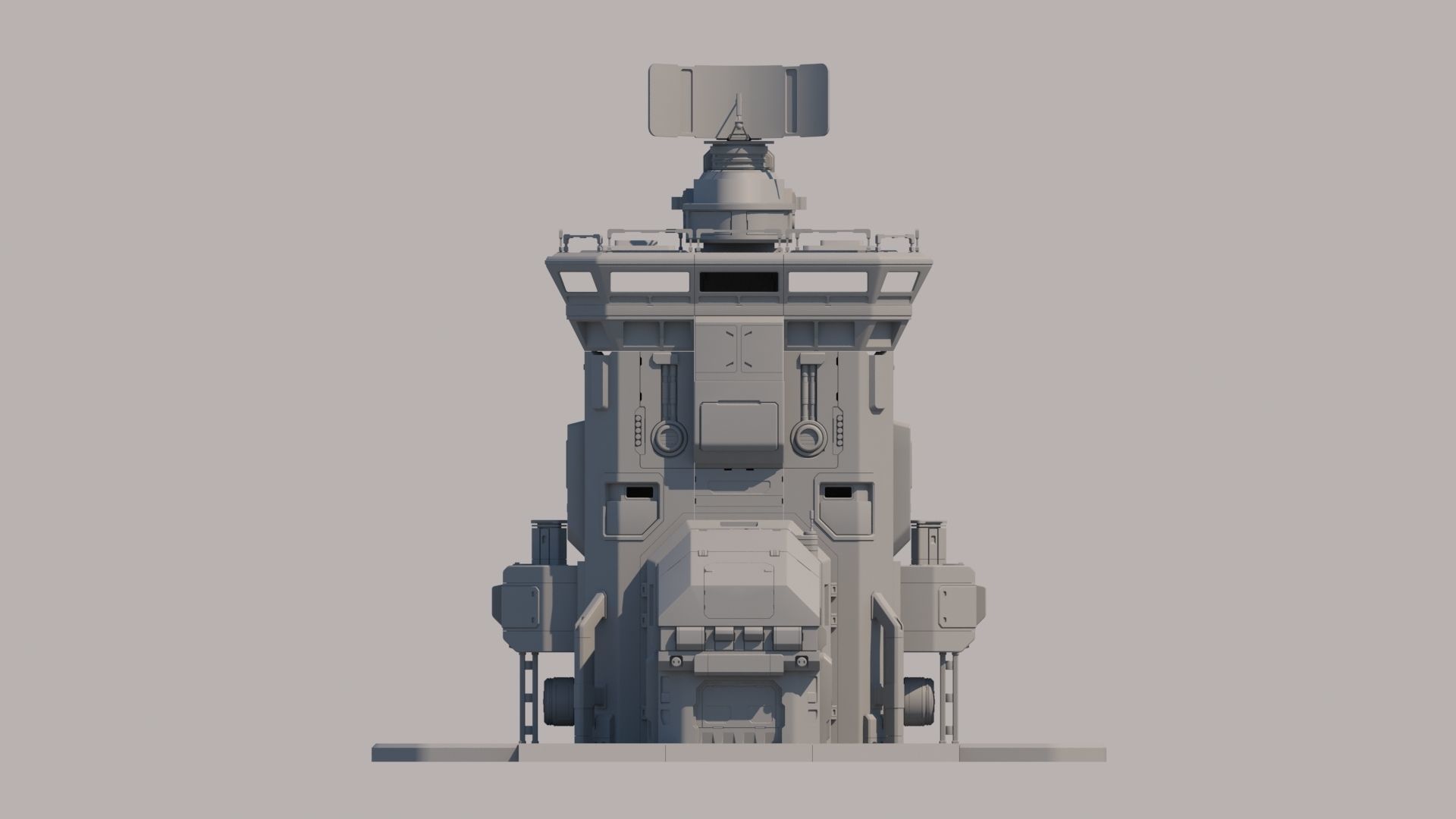 Modular Outpost 3D model_5
