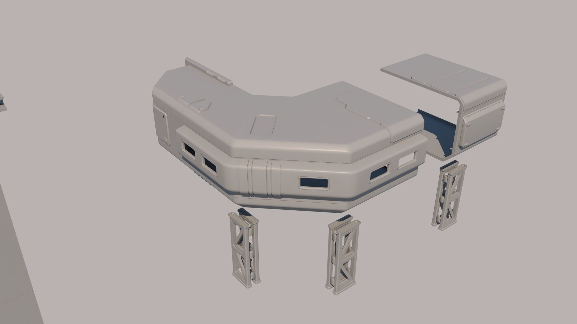 Modular Outpost 3D model_17