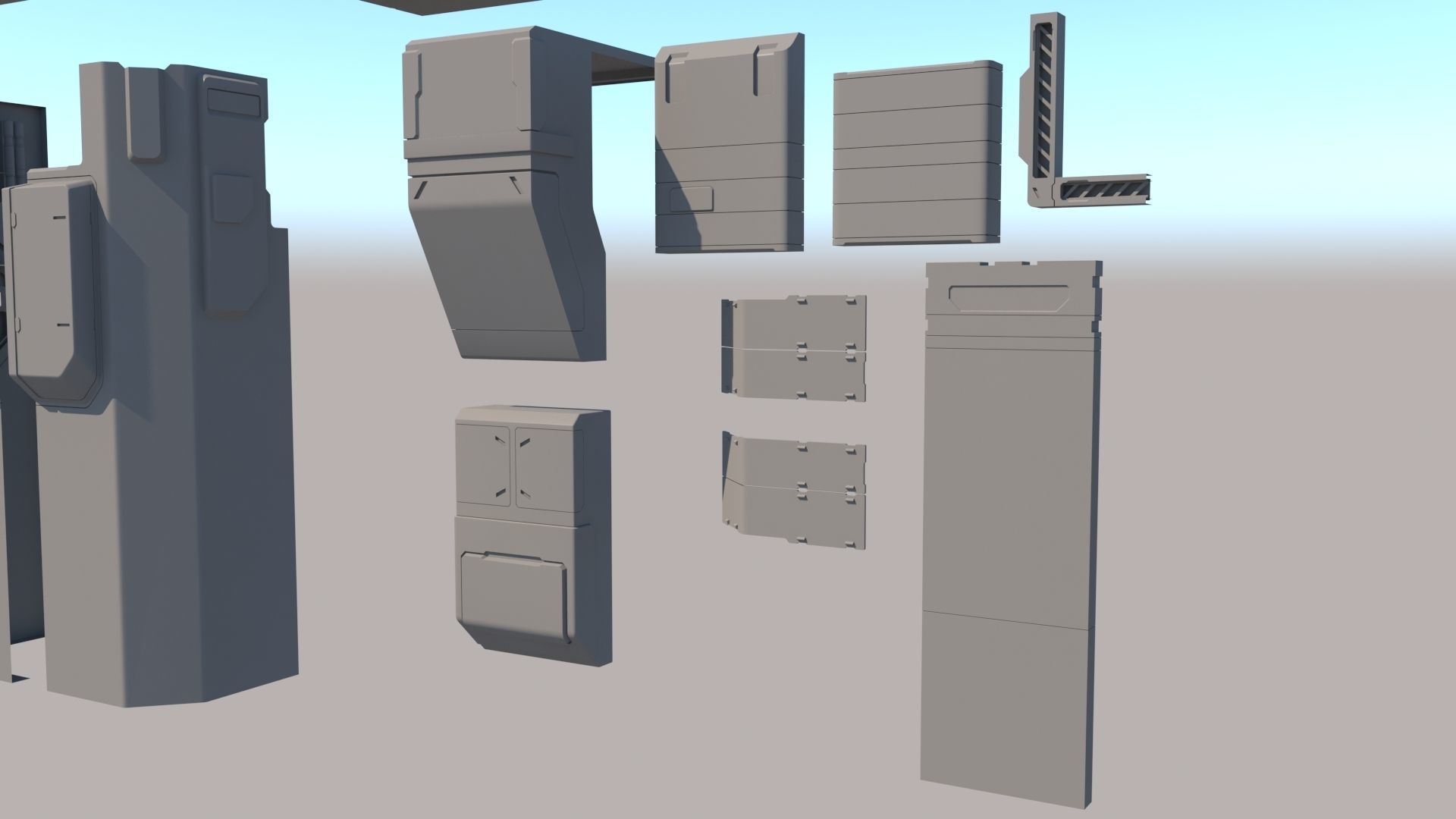 Modular Outpost 3D model_15