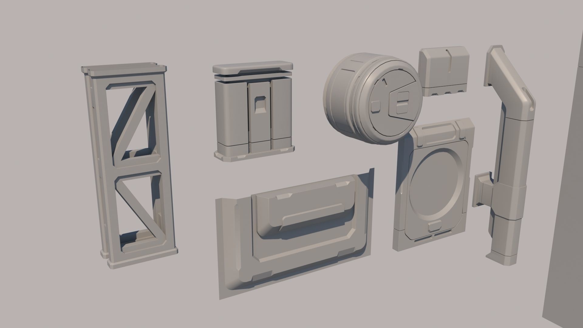 Modular Outpost 3D model_12