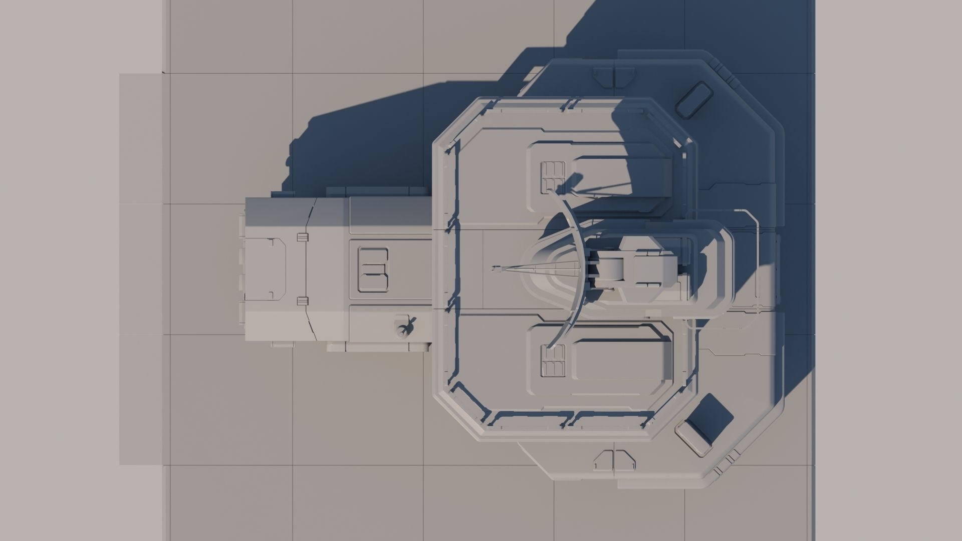 Modular Outpost 3D model_7