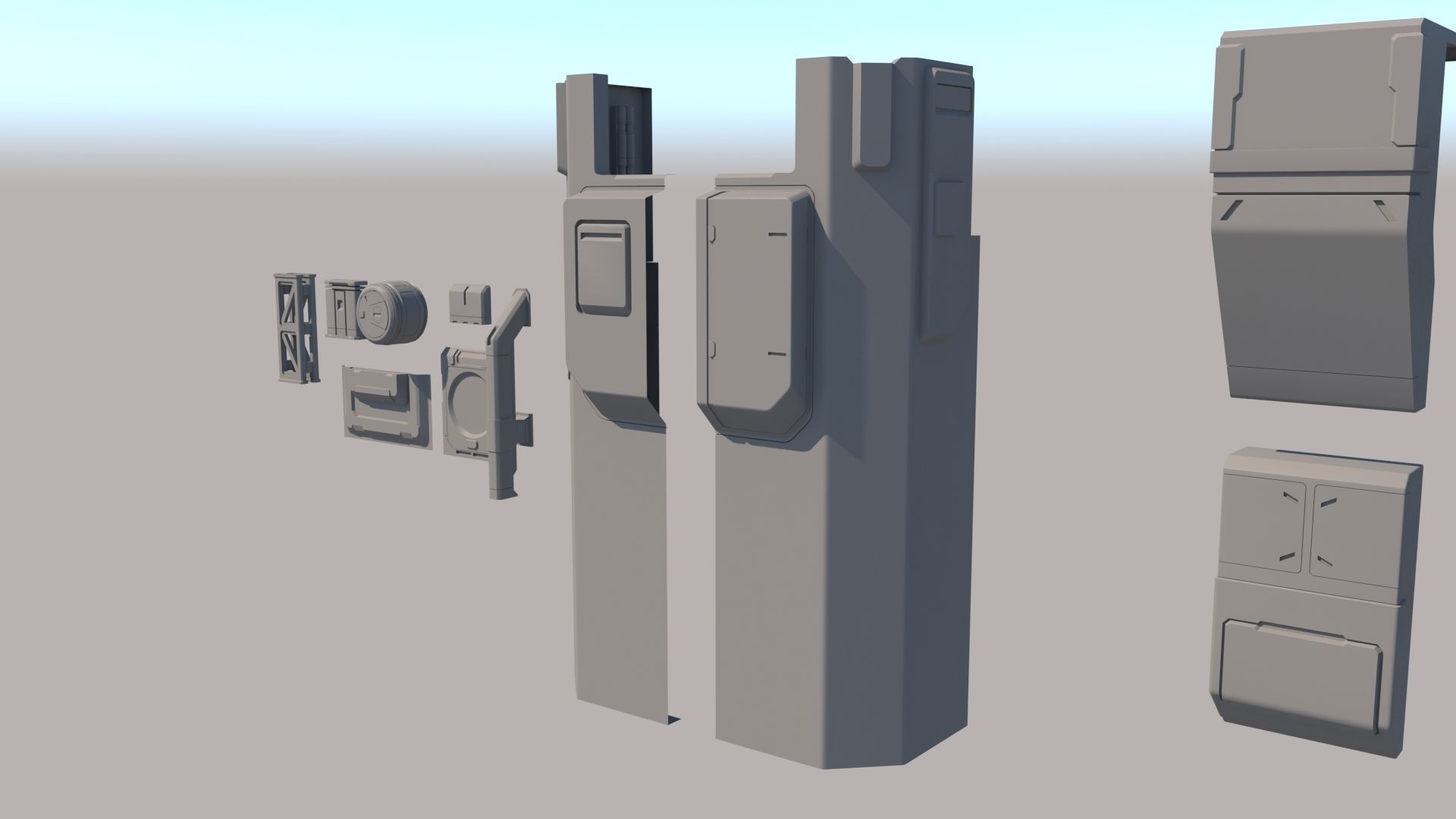 Modular Outpost 3D model_14