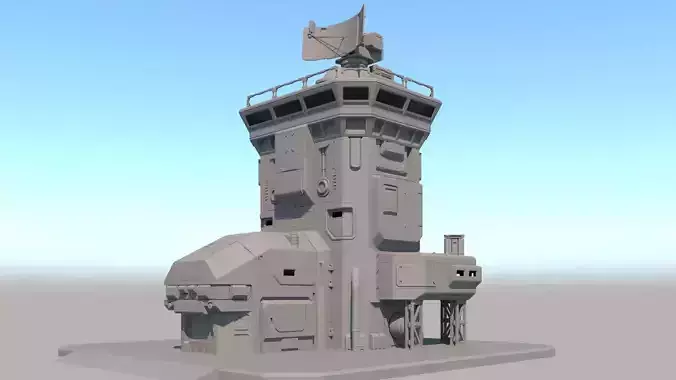 Modular Outpost 3D model