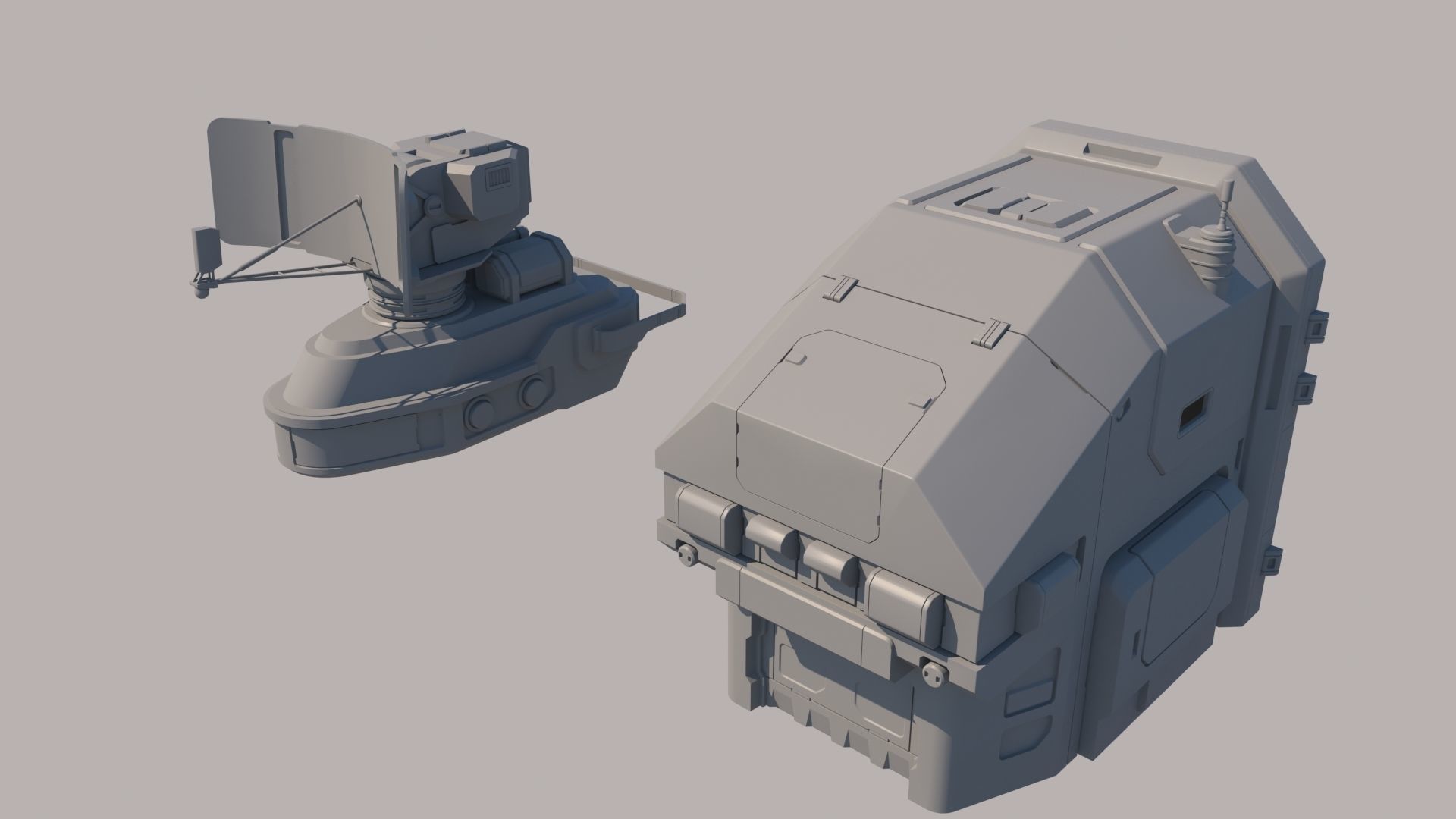 Modular Outpost 3D model_9