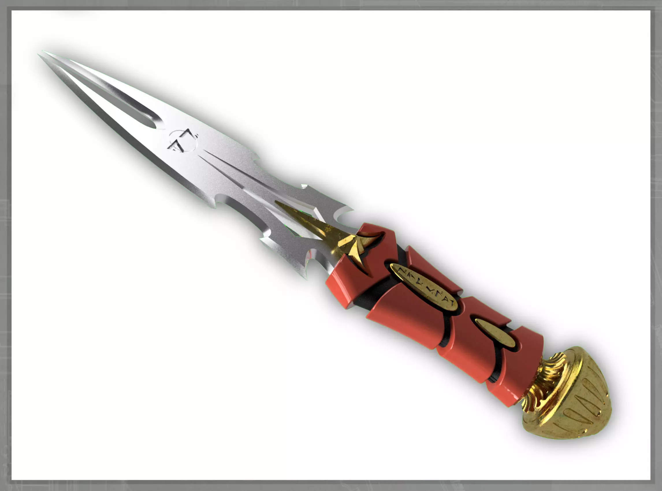 Klingon Mevak Dagger 3D print model_0