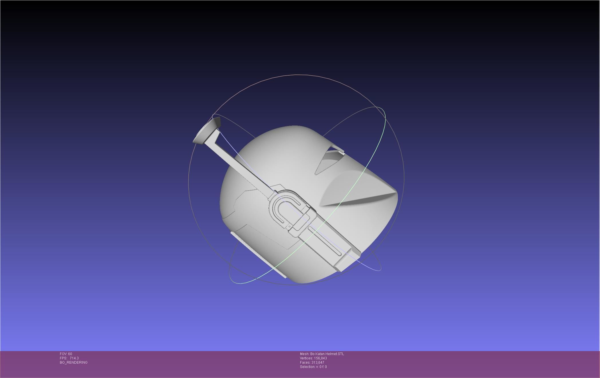 Star Wars The Mandalorian Bo-Katan Helmet Printable Model 3D print model_62