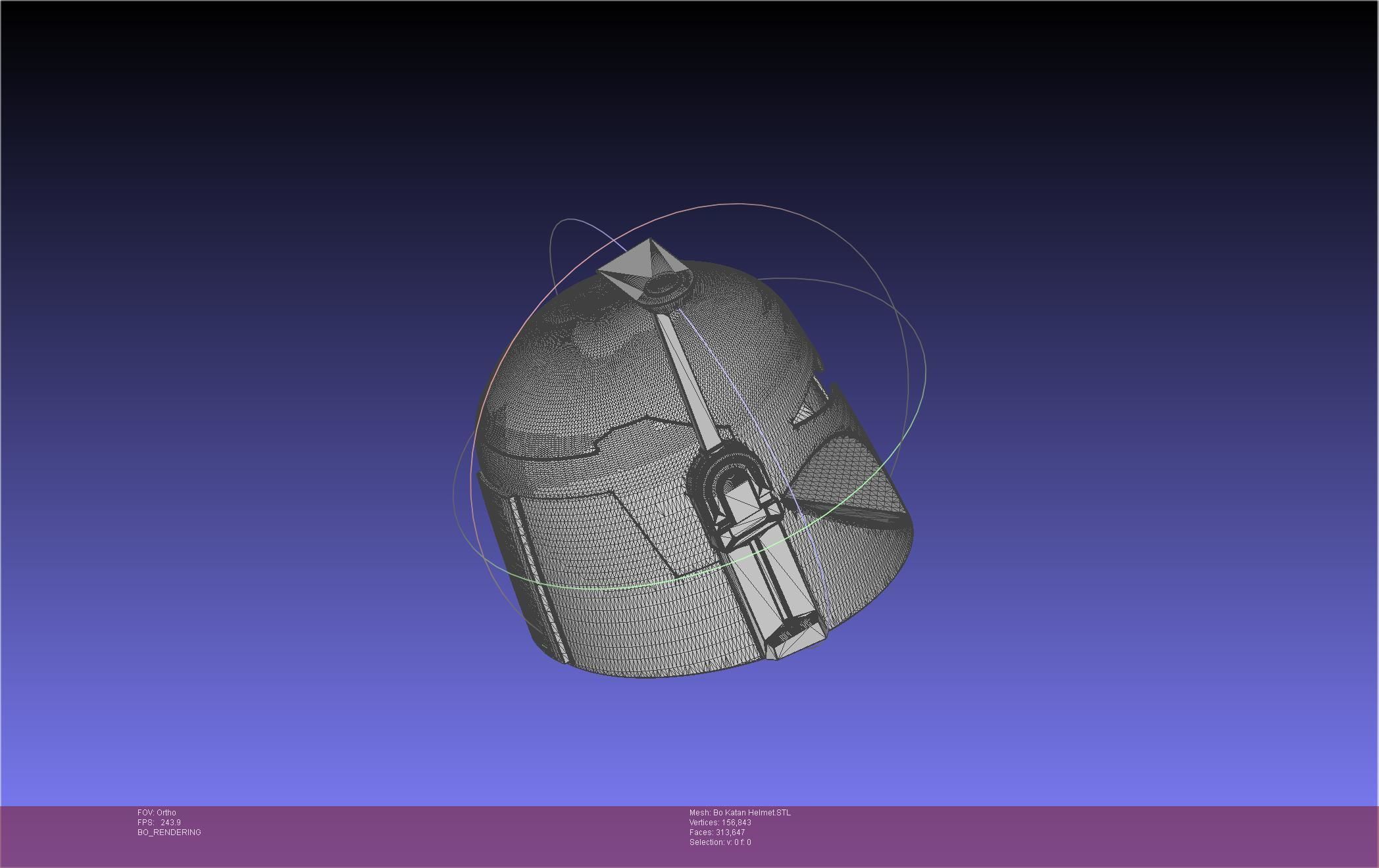 Star Wars The Mandalorian Bo-Katan Helmet Printable Model 3D print model_121