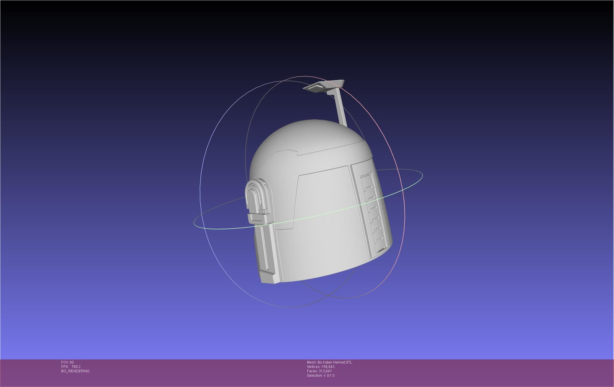 Star Wars The Mandalorian Bo-Katan Helmet Printable Model 3D print model_108