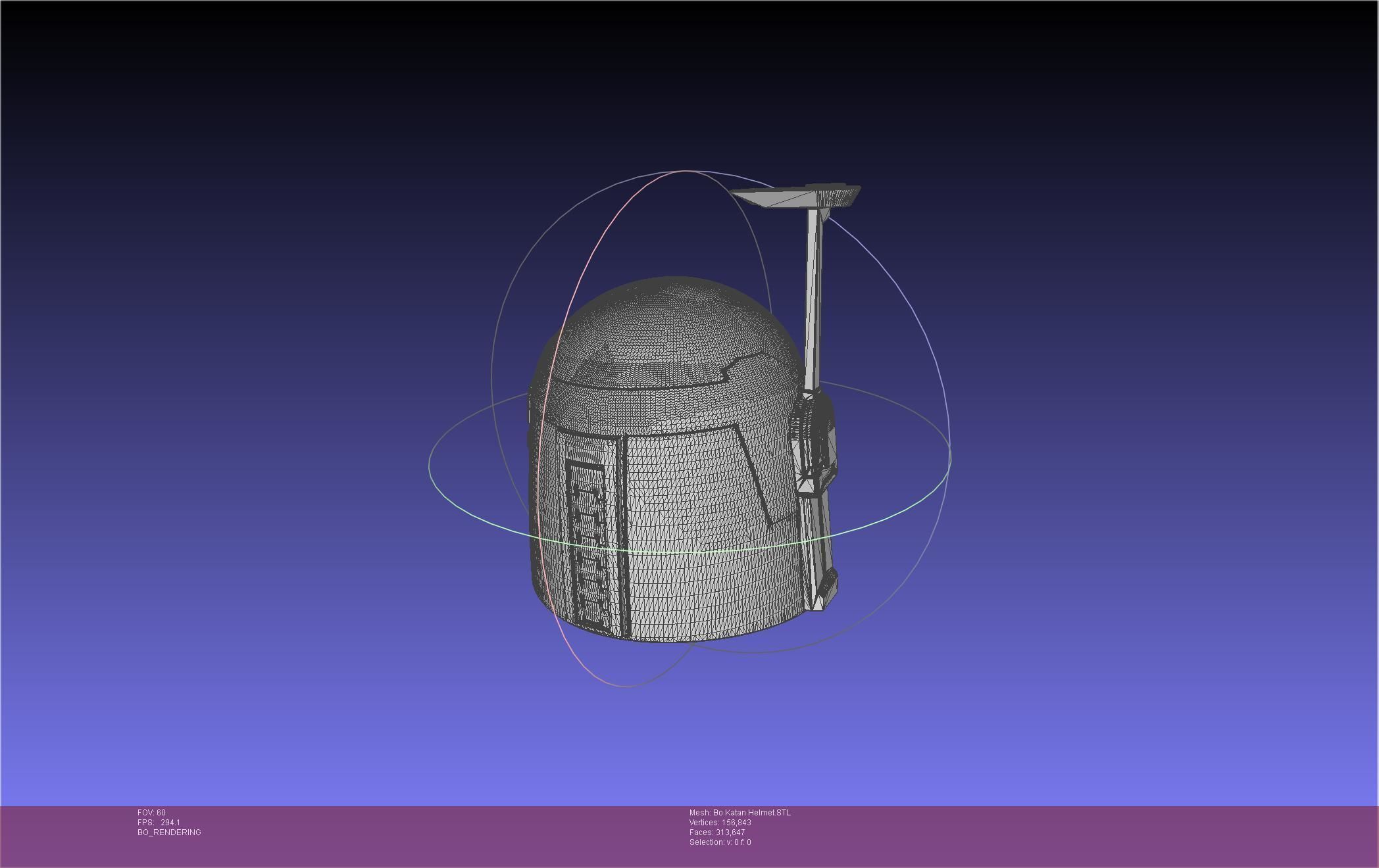 Star Wars The Mandalorian Bo-Katan Helmet Printable Model 3D print model_88