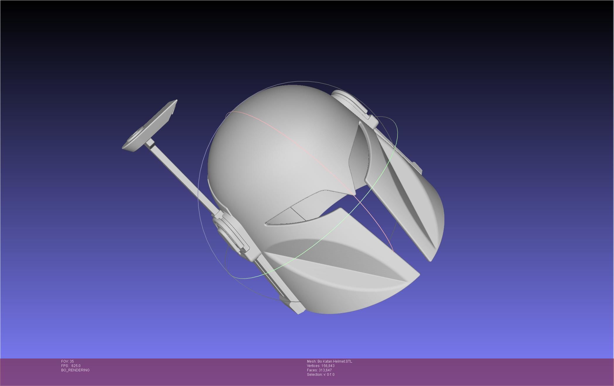 Star Wars The Mandalorian Bo-Katan Helmet Printable Model 3D print model_141