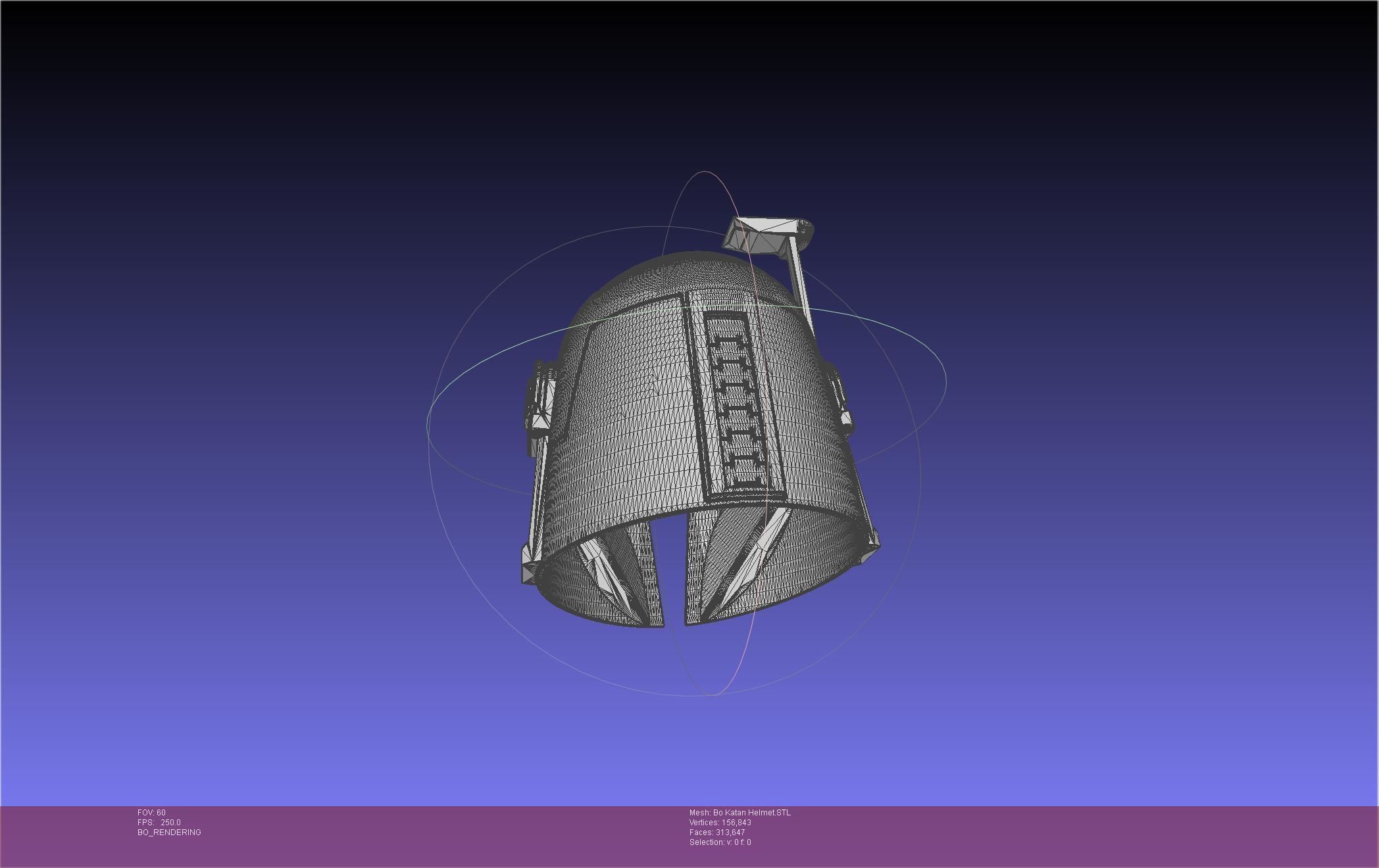 Star Wars The Mandalorian Bo-Katan Helmet Printable Model 3D print model_101