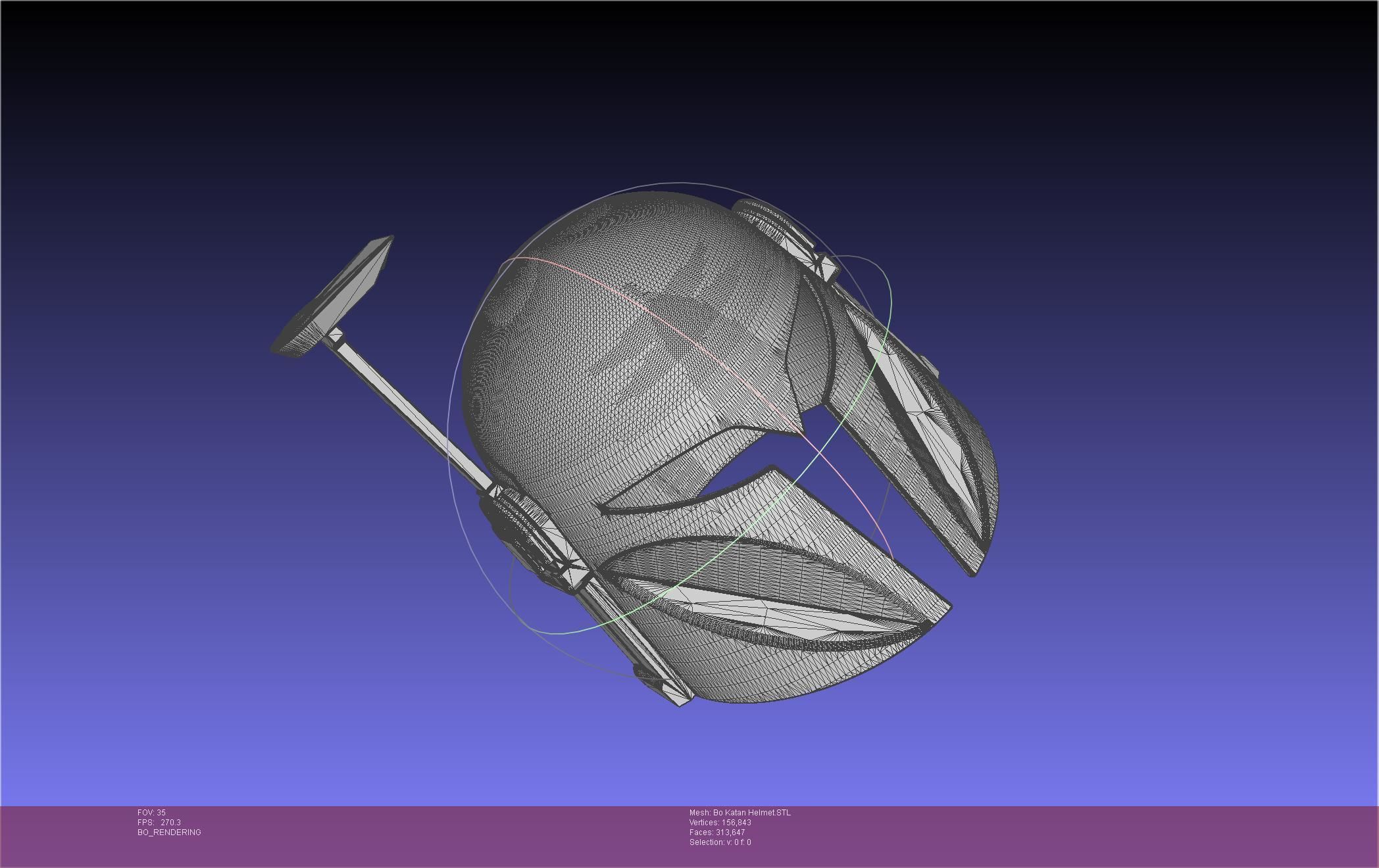 Star Wars The Mandalorian Bo-Katan Helmet Printable Model 3D print model_129