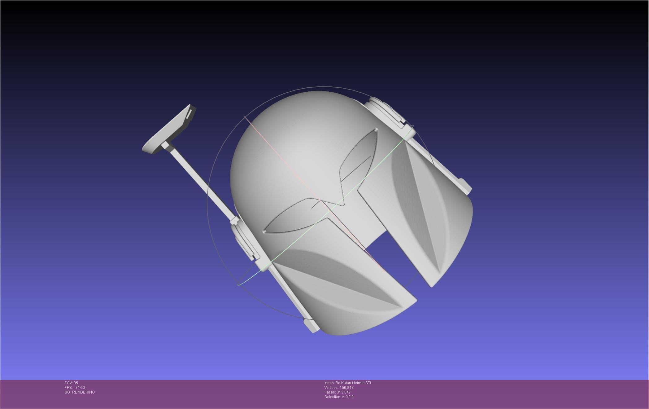 Star Wars The Mandalorian Bo-Katan Helmet Printable Model 3D print model_140