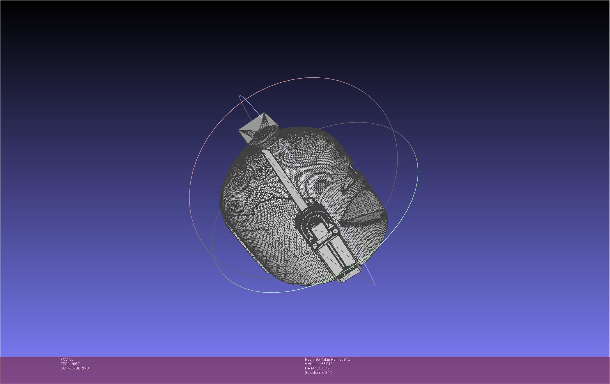 Star Wars The Mandalorian Bo-Katan Helmet Printable Model 3D print model_87