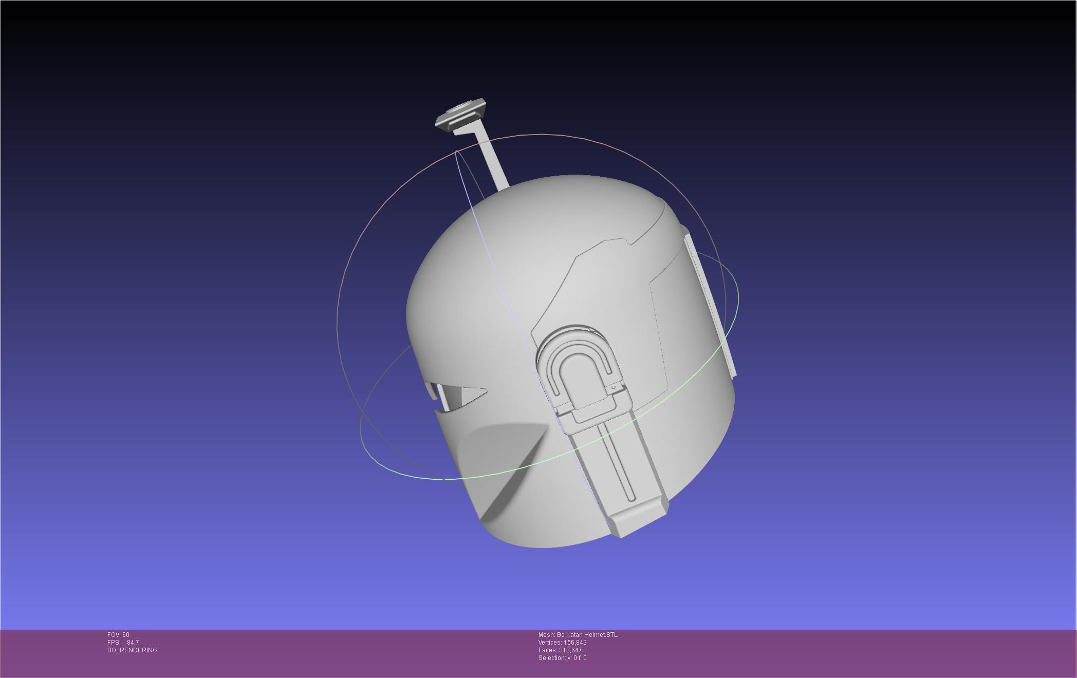 Star Wars The Mandalorian Bo-Katan Helmet Printable Model 3D print model_24