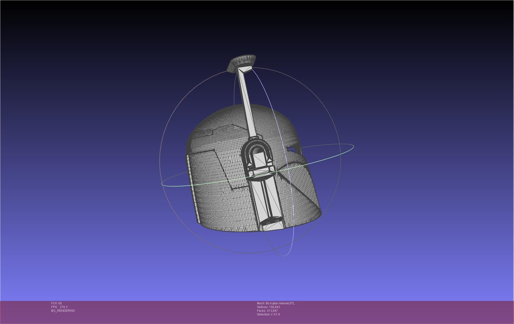 Star Wars The Mandalorian Bo-Katan Helmet Printable Model 3D print model_78