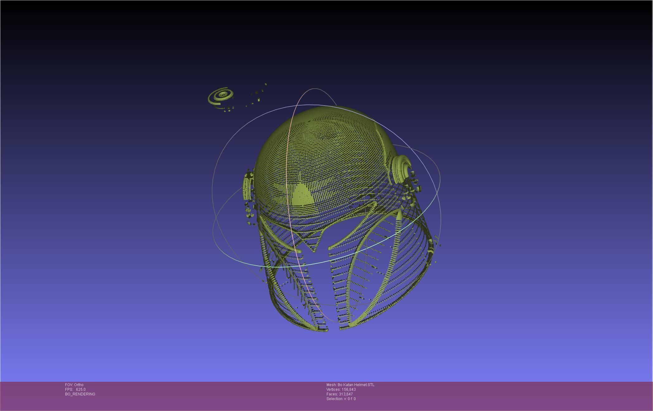 Star Wars The Mandalorian Bo-Katan Helmet Printable Model 3D print model_123