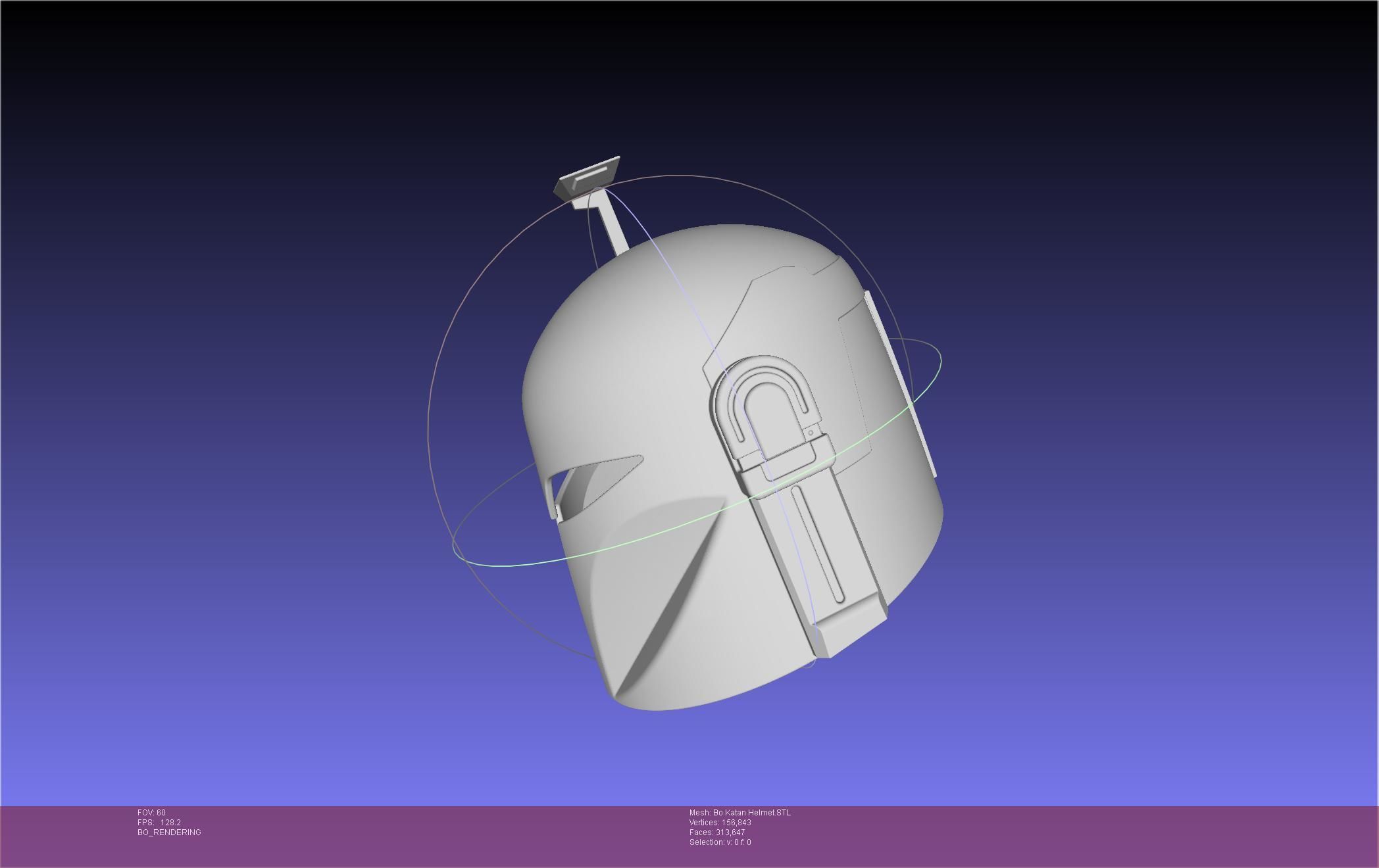 Star Wars The Mandalorian Bo-Katan Helmet Printable Model 3D print model_21