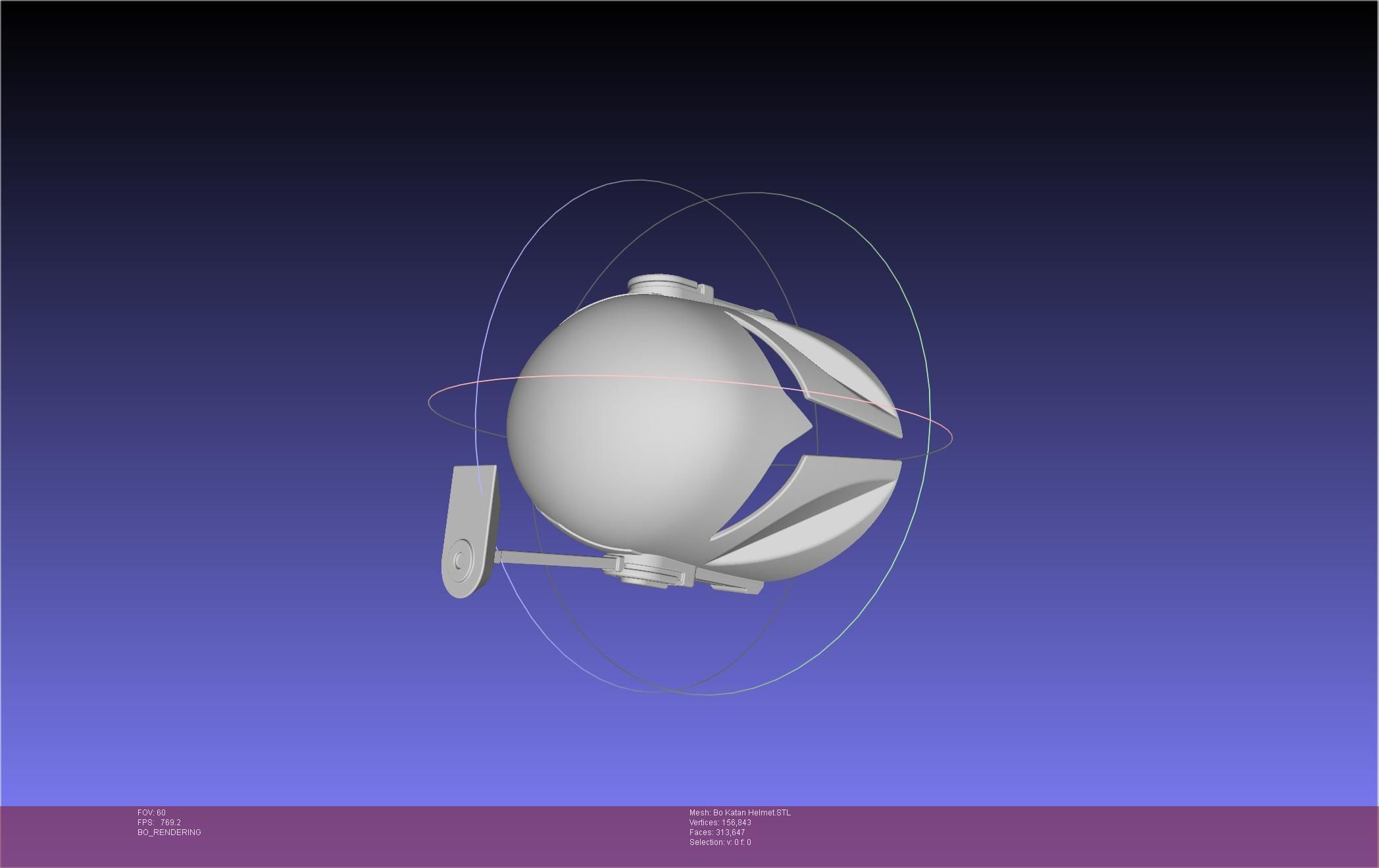 Star Wars The Mandalorian Bo-Katan Helmet Printable Model 3D print model_112