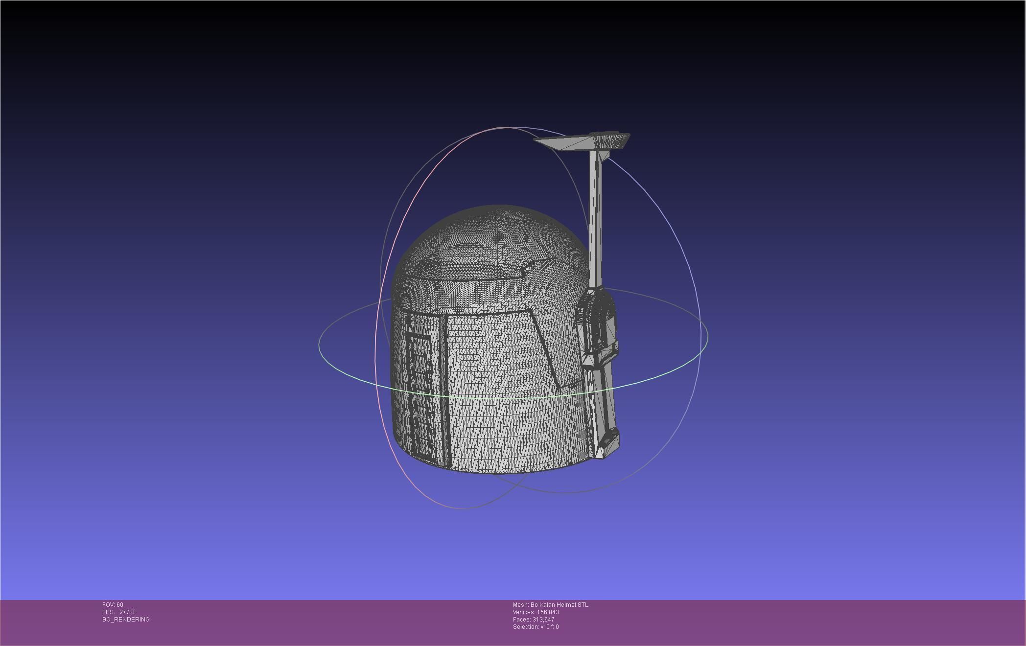 Star Wars The Mandalorian Bo-Katan Helmet Printable Model 3D print model_81