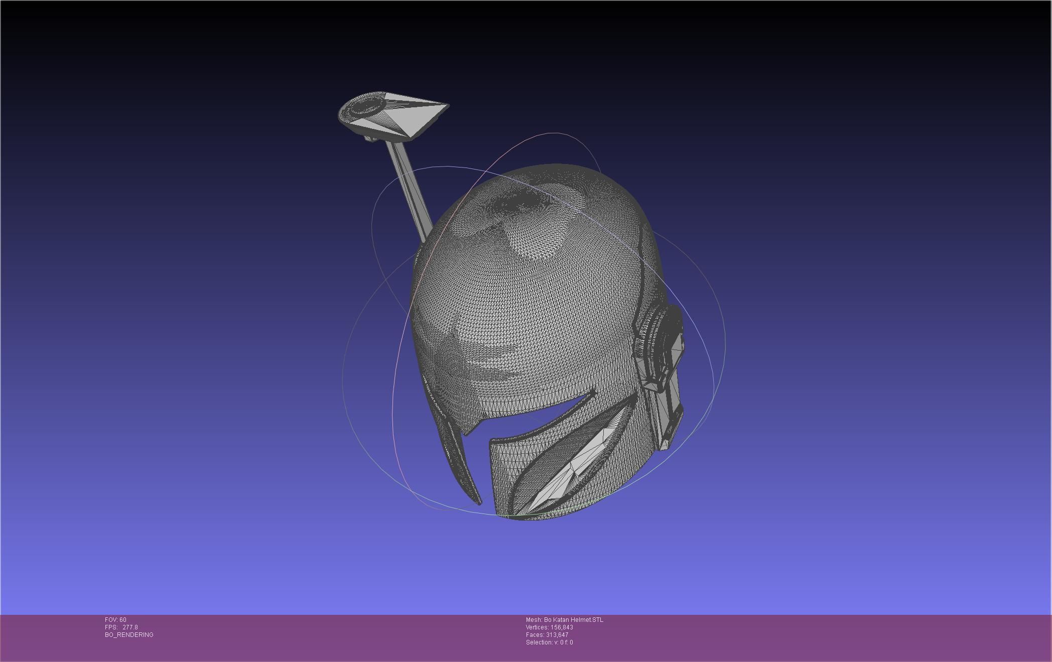 Star Wars The Mandalorian Bo-Katan Helmet Printable Model 3D print model_116