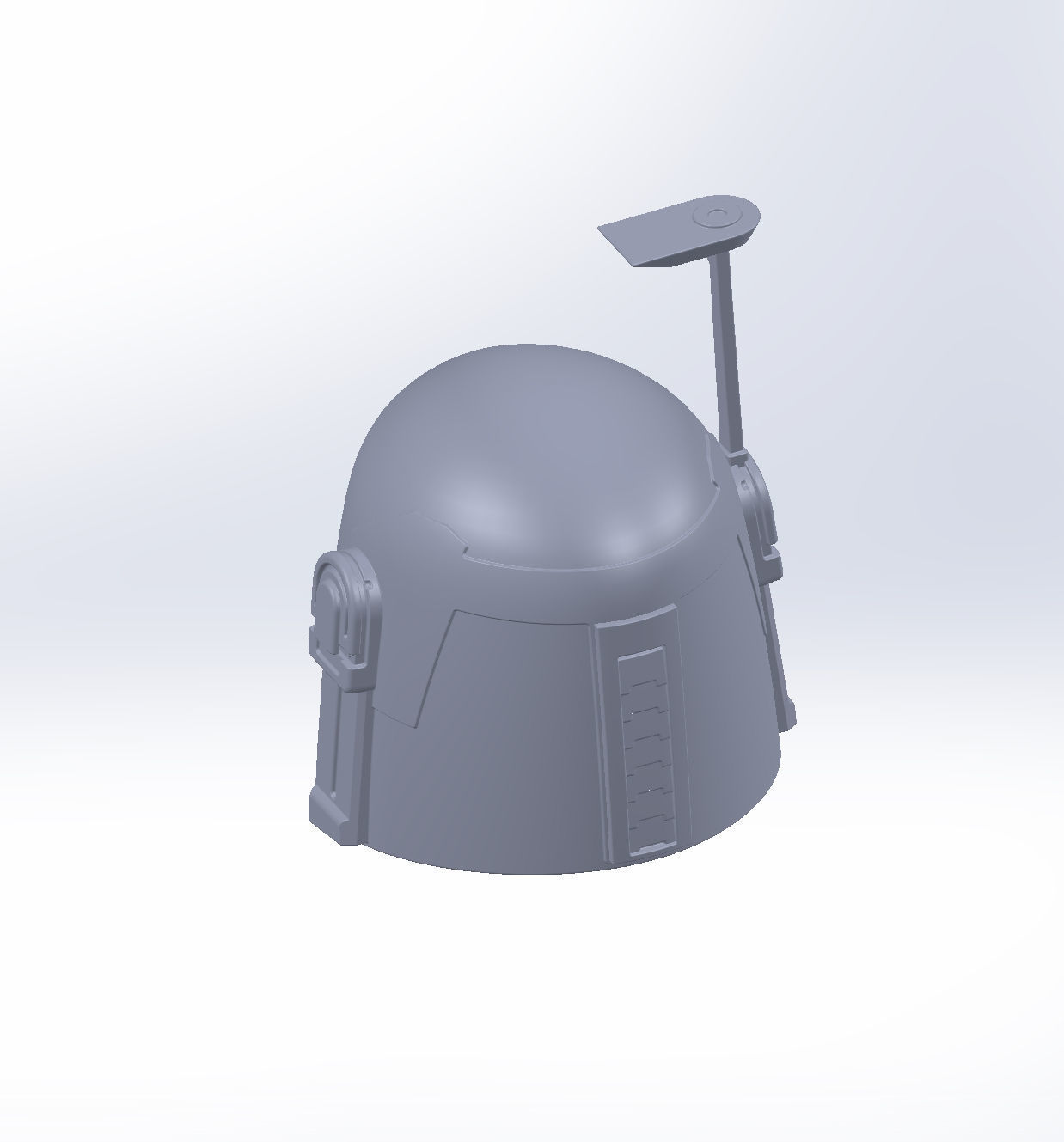 Star Wars The Mandalorian Bo-Katan Helmet Printable Model 3D print model_11