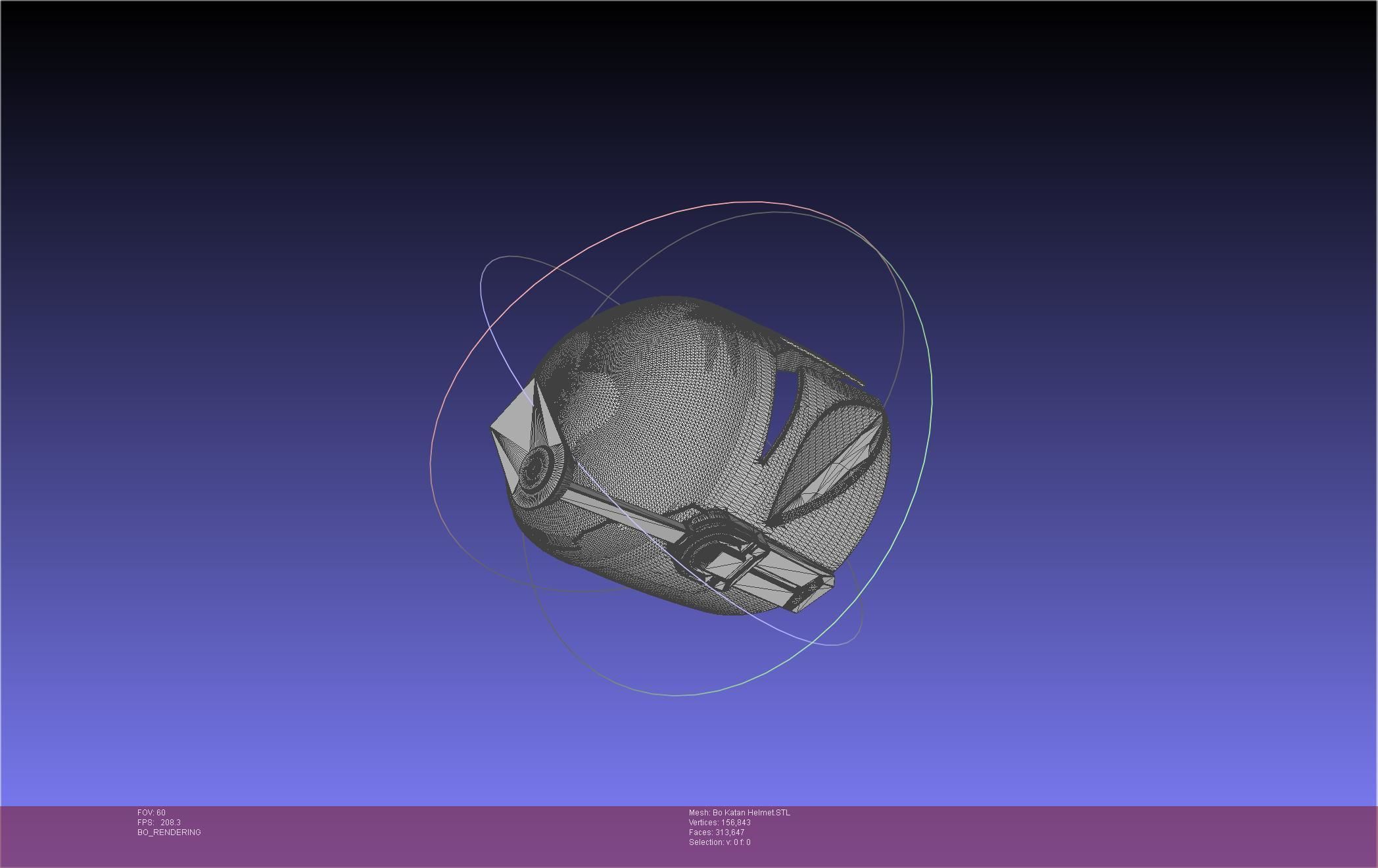 Star Wars The Mandalorian Bo-Katan Helmet Printable Model 3D print model_99