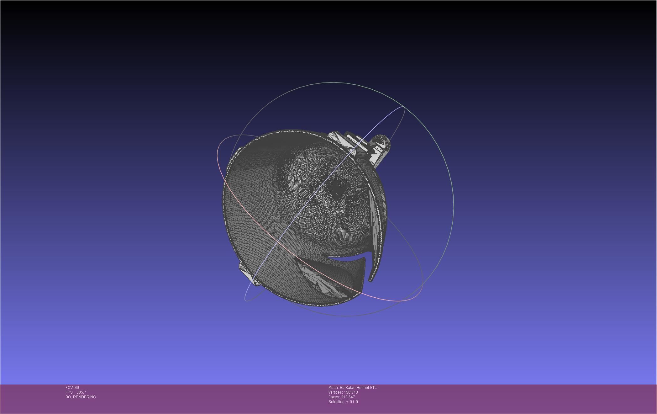 Star Wars The Mandalorian Bo-Katan Helmet Printable Model 3D print model_93