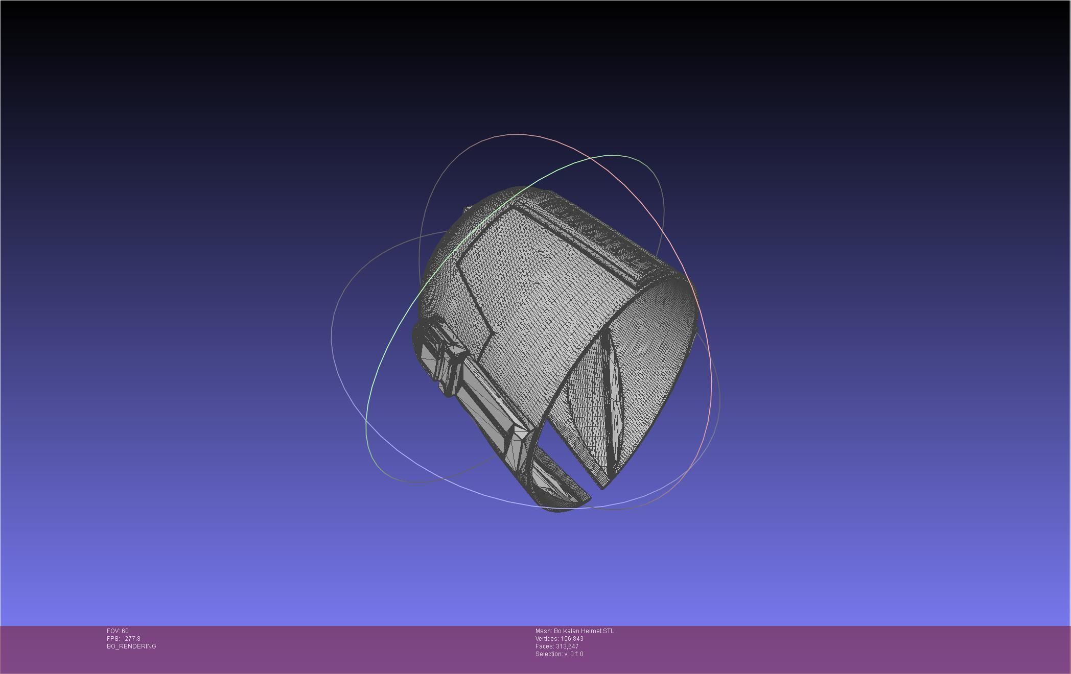 Star Wars The Mandalorian Bo-Katan Helmet Printable Model 3D print model_89