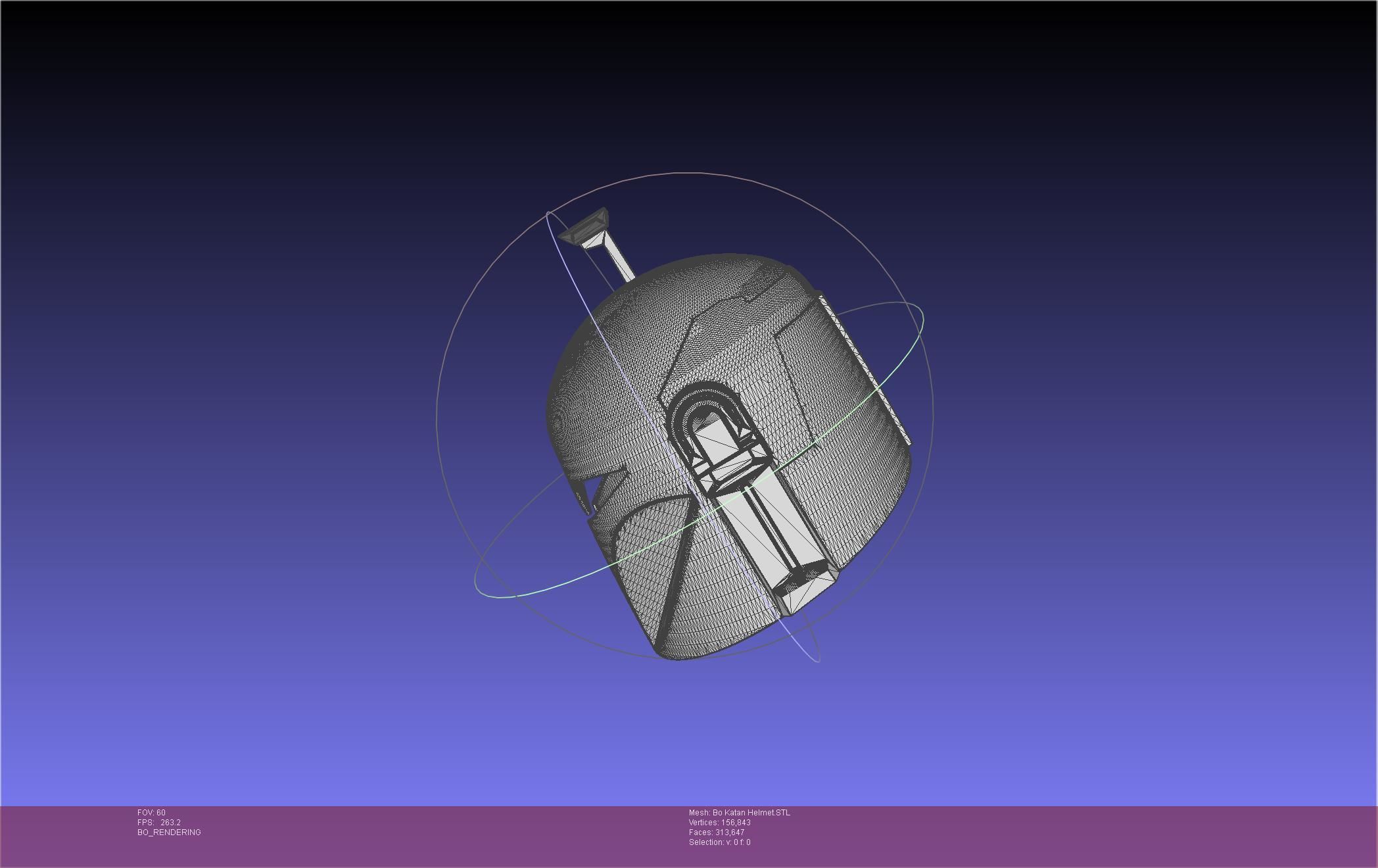 Star Wars The Mandalorian Bo-Katan Helmet Printable Model 3D print model_103
