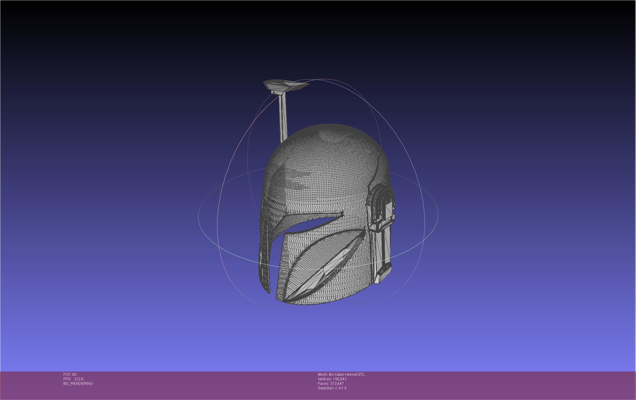 Star Wars The Mandalorian Bo-Katan Helmet Printable Model 3D print model_86