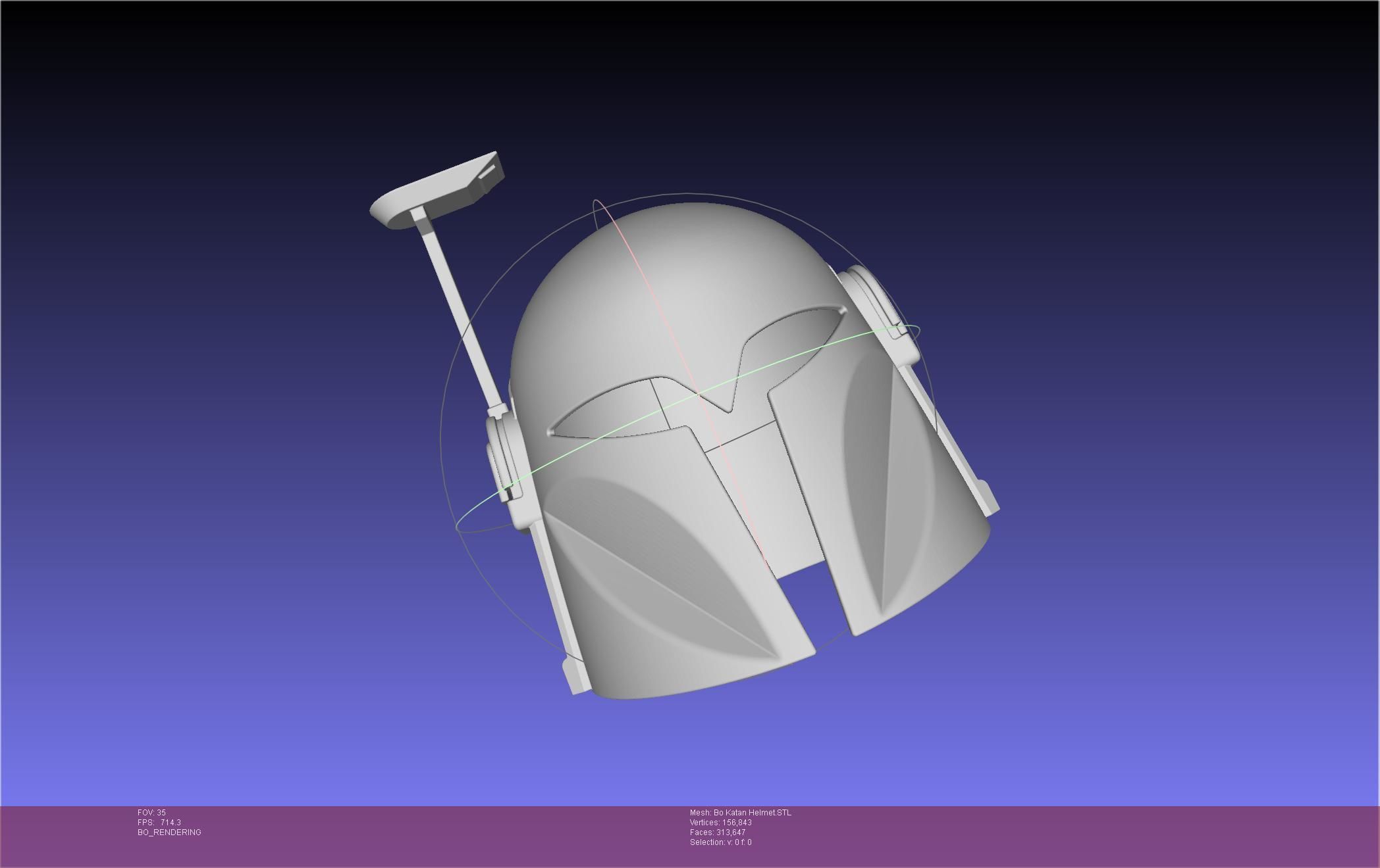 Star Wars The Mandalorian Bo-Katan Helmet Printable Model 3D print model_144