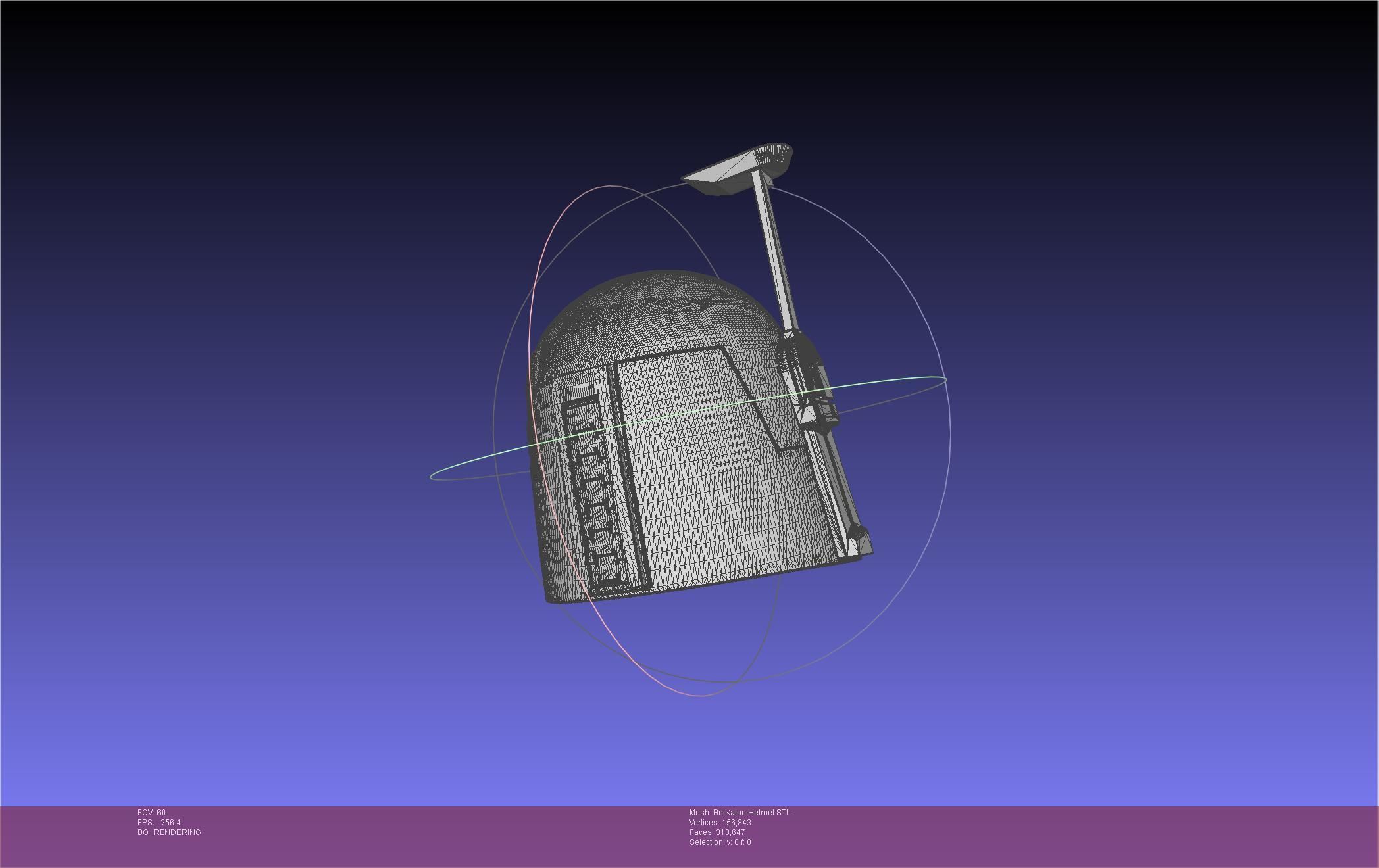 Star Wars The Mandalorian Bo-Katan Helmet Printable Model 3D print model_100