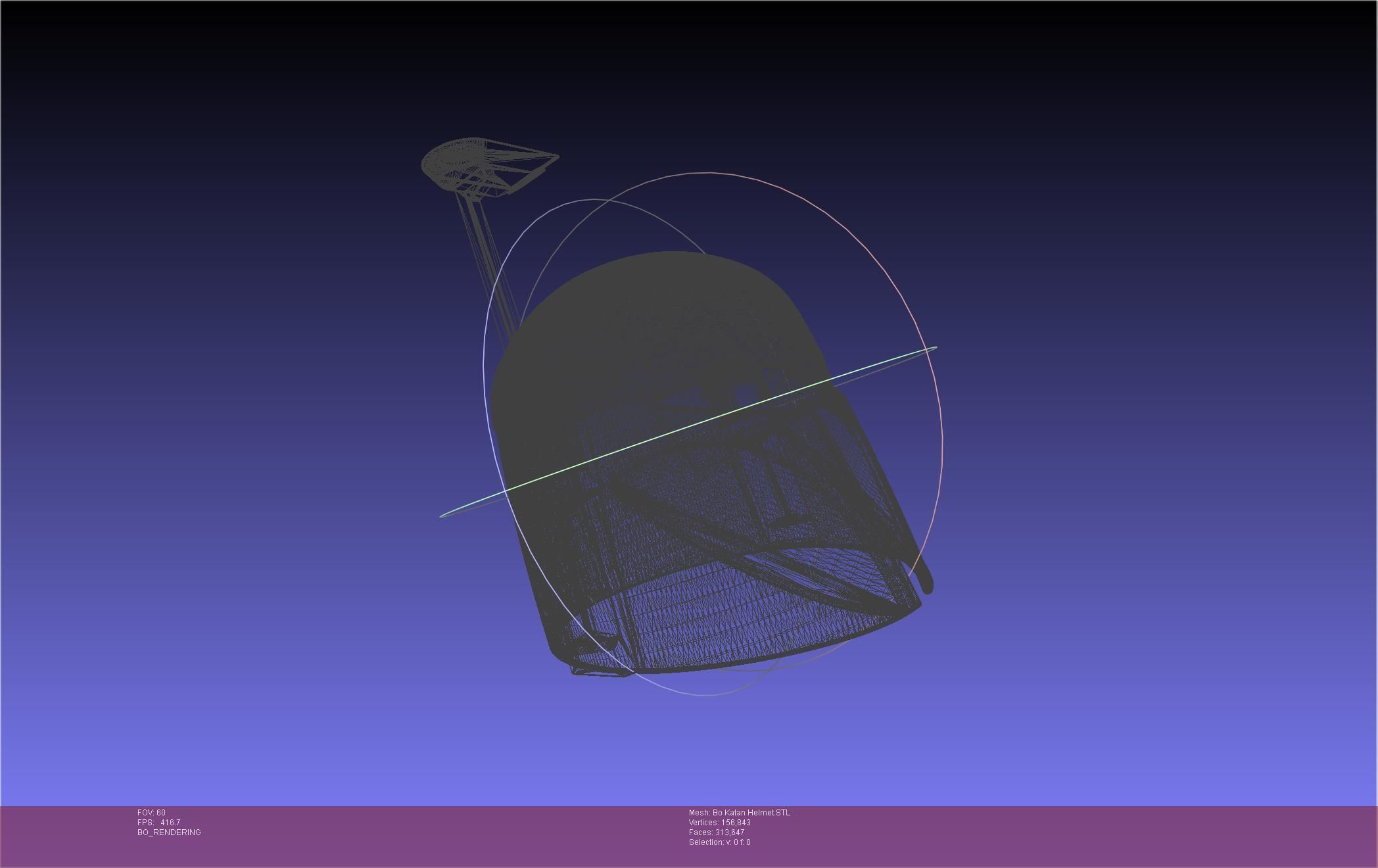 Star Wars The Mandalorian Bo-Katan Helmet Printable Model 3D print model_118